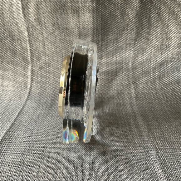 Vintage Glass Crystal Desk OVAL CLOCK - Picture 3 of 15